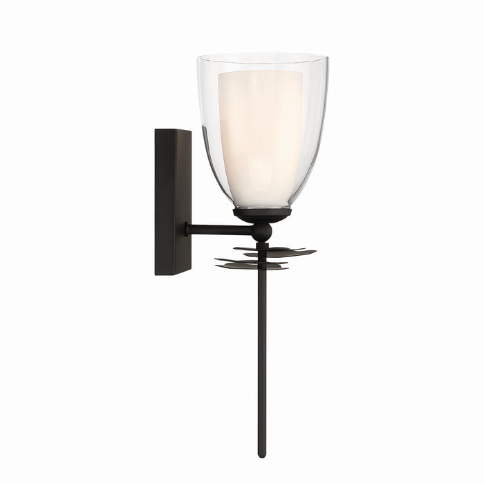 Minka-Lavery - 10251-899 - One Light Bath Sconce - Elowen - Dark Matte Black