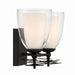 Minka-Lavery - 10252-899 - Two Light Vanity - Elowen - Dark Matte Black