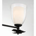 Minka-Lavery - 10253-899 - Three Light Vanity - Elowen - Dark Matte Black