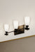 Minka-Lavery - 10253-899 - Three Light Vanity - Elowen - Dark Matte Black