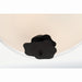 Minka-Lavery - 10255-899 - Three Light Semi-Flush Mount - Elowen - Dark Matte Black