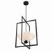 Minka-Lavery - 10256-899 - Three Light Pendant - Elowen - Dark Matte Black