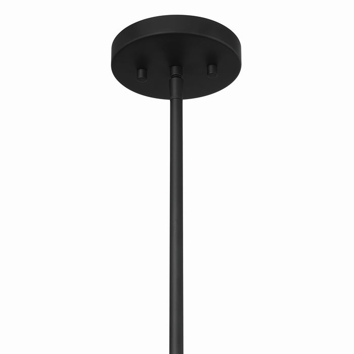 Minka-Lavery - 10256-899 - Three Light Pendant - Elowen - Dark Matte Black