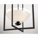 Minka-Lavery - 10256-899 - Three Light Pendant - Elowen - Dark Matte Black