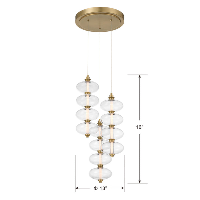 Minka-Lavery - 10526-732-L - LED Pendant - Bollavino - Legacy Brass