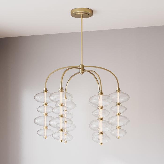 Minka-Lavery - 10529-732-L - LED Chandelier - Bollavino - Legacy Brass
