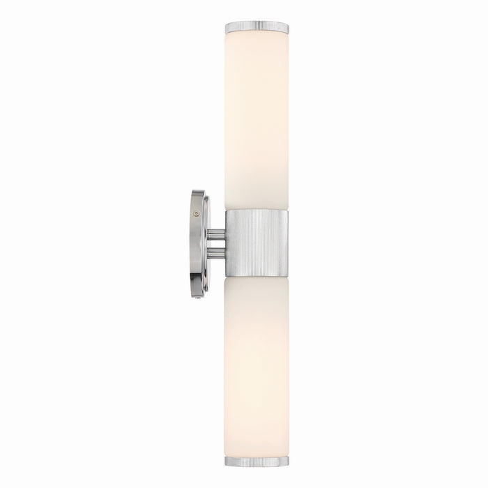 Minka-Lavery - 12062-77 - Two Light Wall Sconce - Voltelle - Chrome