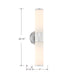 Minka-Lavery - 12062-77 - Two Light Wall Sconce - Voltelle - Chrome