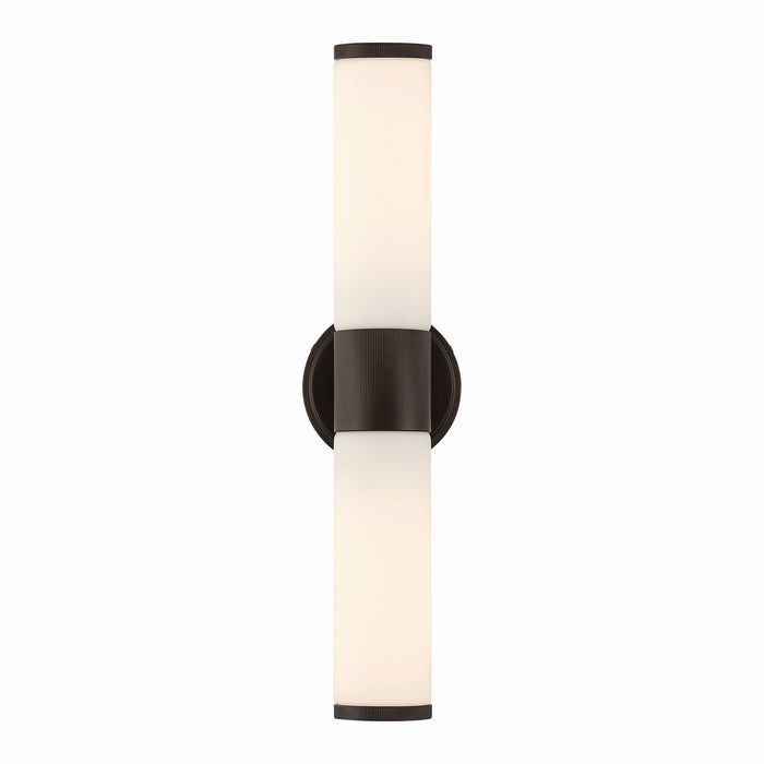 Minka-Lavery - 12062-860 - Two Light Wall Sconce - Voltelle - Dark Bronze