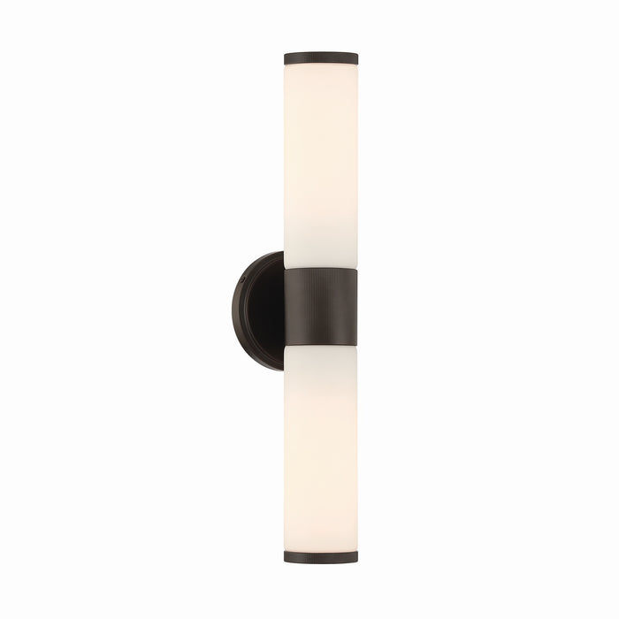 Minka-Lavery - 12062-860 - Two Light Wall Sconce - Voltelle - Dark Bronze