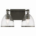 Minka-Lavery - 15022-749 - Two Light Vanity - Wynnfrost - Rustic Gun Metal