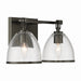 Minka-Lavery - 15022-749 - Two Light Vanity - Wynnfrost - Rustic Gun Metal