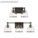 Minka-Lavery - 15022-749 - Two Light Vanity - Wynnfrost - Rustic Gun Metal