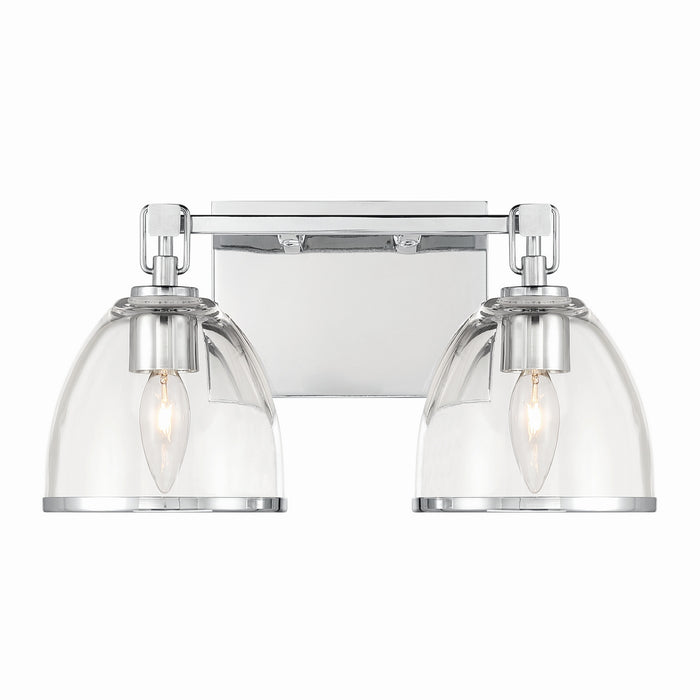 Minka-Lavery - 15022-77 - Two Light Vanity - Wynnfrost - Chrome