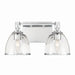 Minka-Lavery - 15022-77 - Two Light Vanity - Wynnfrost - Chrome