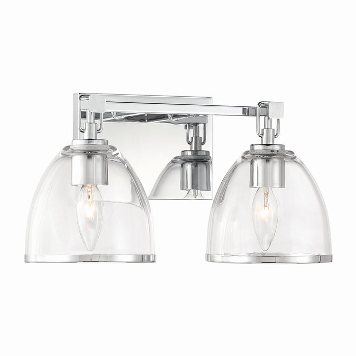 Minka-Lavery - 15022-77 - Two Light Vanity - Wynnfrost - Chrome