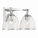 Minka-Lavery - 15022-77 - Two Light Vanity - Wynnfrost - Chrome