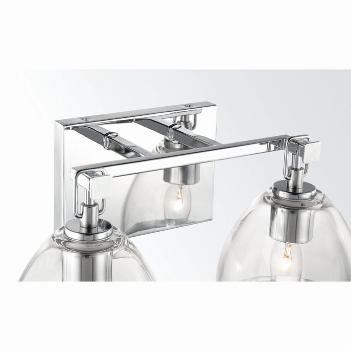 Minka-Lavery - 15022-77 - Two Light Vanity - Wynnfrost - Chrome
