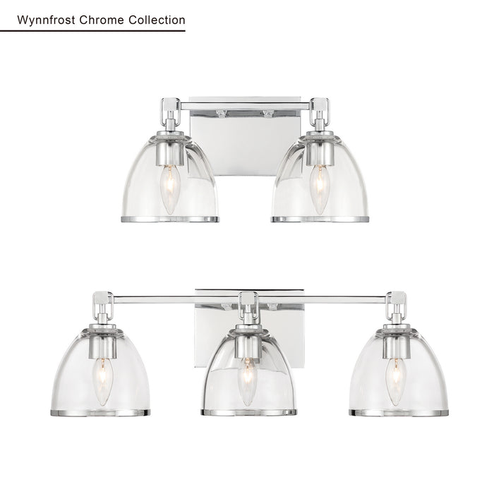 Minka-Lavery - 15022-77 - Two Light Vanity - Wynnfrost - Chrome