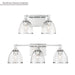 Minka-Lavery - 15022-77 - Two Light Vanity - Wynnfrost - Chrome