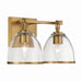 Minka-Lavery - 15022-791 - Two Light Vanity - Wynnfrost - Brushed Gold
