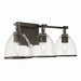 Minka-Lavery - 15023-749 - Three Light Vanity - Wynnfrost - Rustic Gun Metal