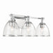 Minka-Lavery - 15023-77 - Three Light Vanity - Wynnfrost - Chrome