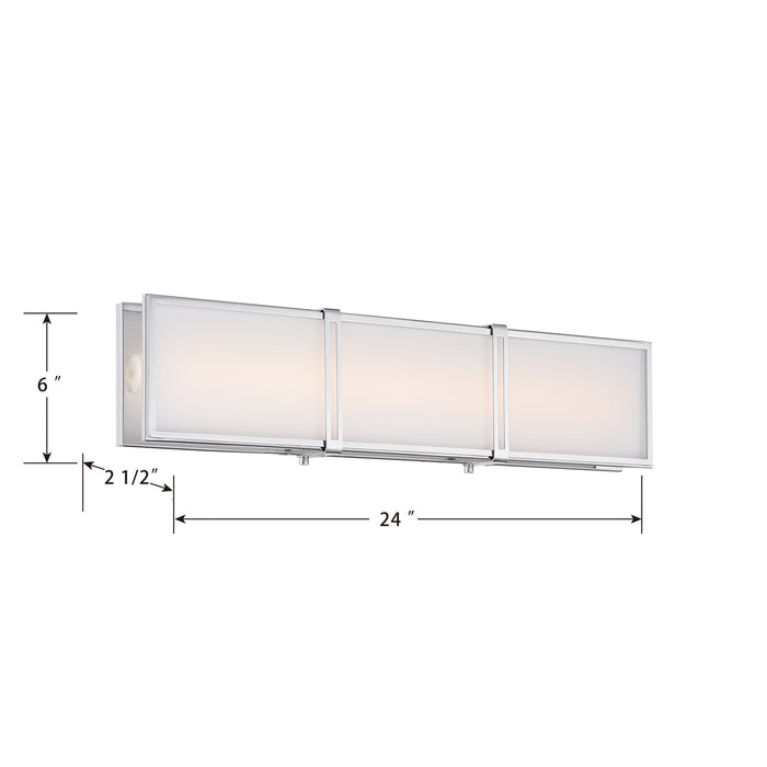 Minka-Lavery - 16013-77-L - LED Bath Bar - Merick - Chrome