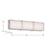 Minka-Lavery - 16013-84-L - LED Bath Bar - Merick - Brushed Nickel