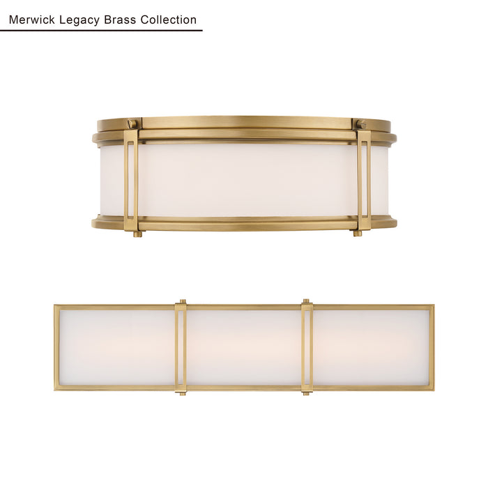 Minka-Lavery - 16014-732-L - LED Flush Mount - Merick - Legacy Brass