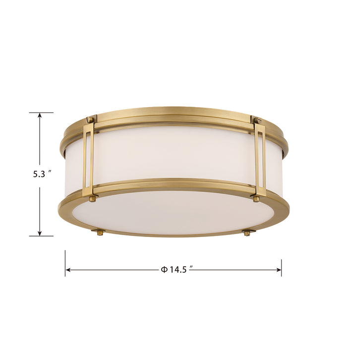 Minka-Lavery - 16014-732-L - LED Flush Mount - Merick - Legacy Brass