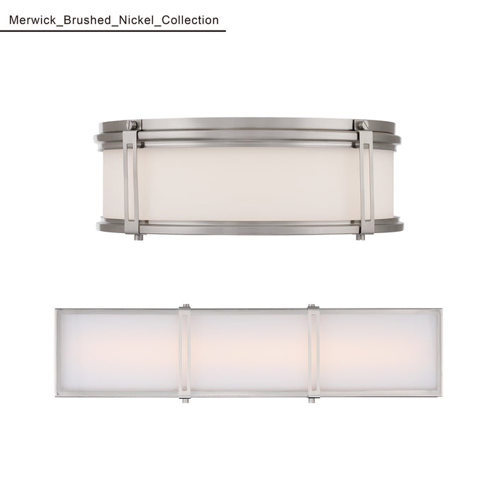 Minka-Lavery - 16014-84-L - LED Flush Mount - Merick - Brushed Nickel