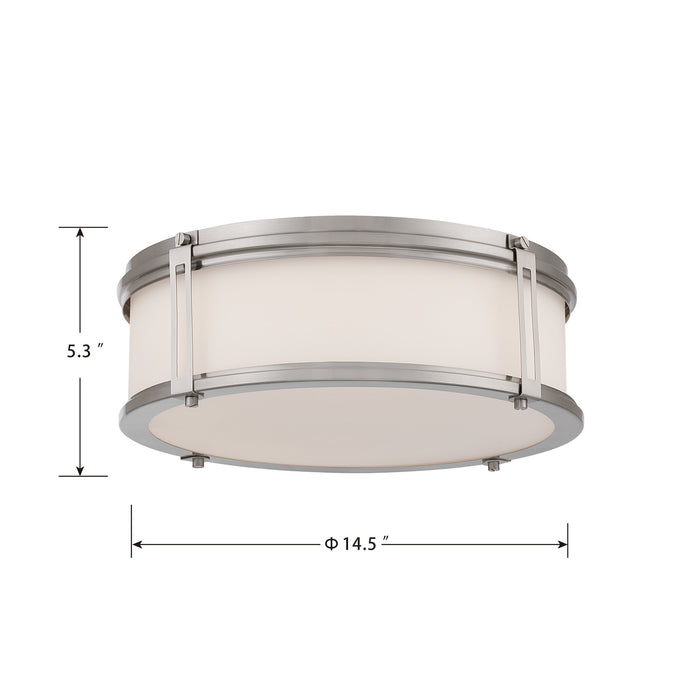 Minka-Lavery - 16014-84-L - LED Flush Mount - Merick - Brushed Nickel