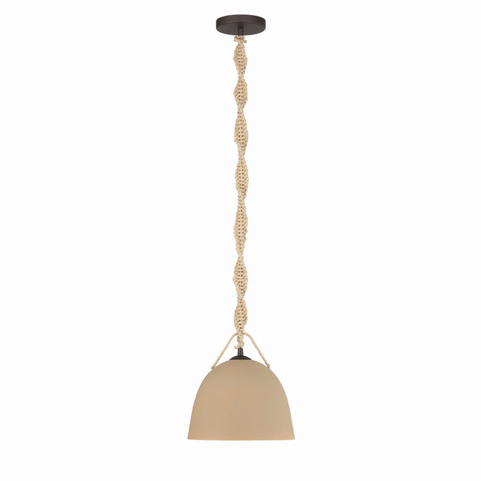 Minka-Lavery - 16065-860 - One Light Pendant - Cordón - Dark Bronze