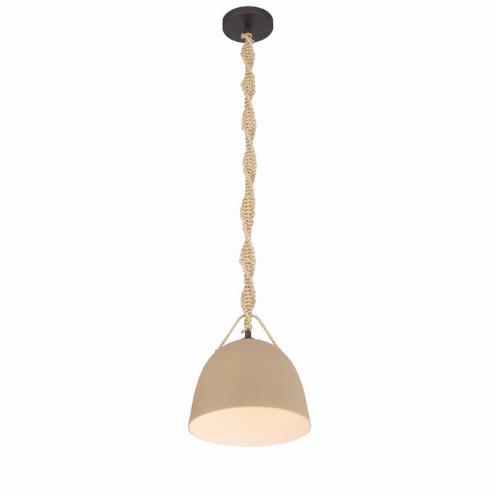 Minka-Lavery - 16065-860 - One Light Pendant - Cordón - Dark Bronze