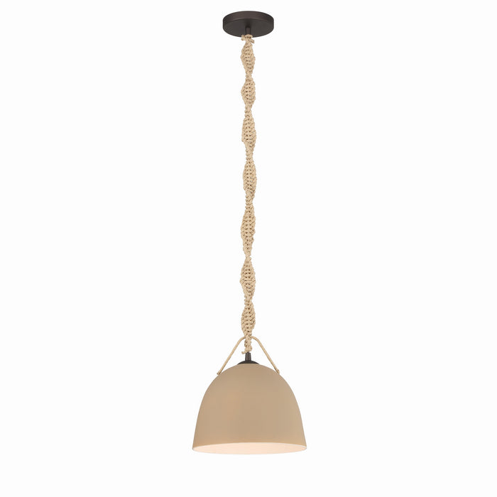 Minka-Lavery - 16065-860 - One Light Pendant - Cordón - Dark Bronze