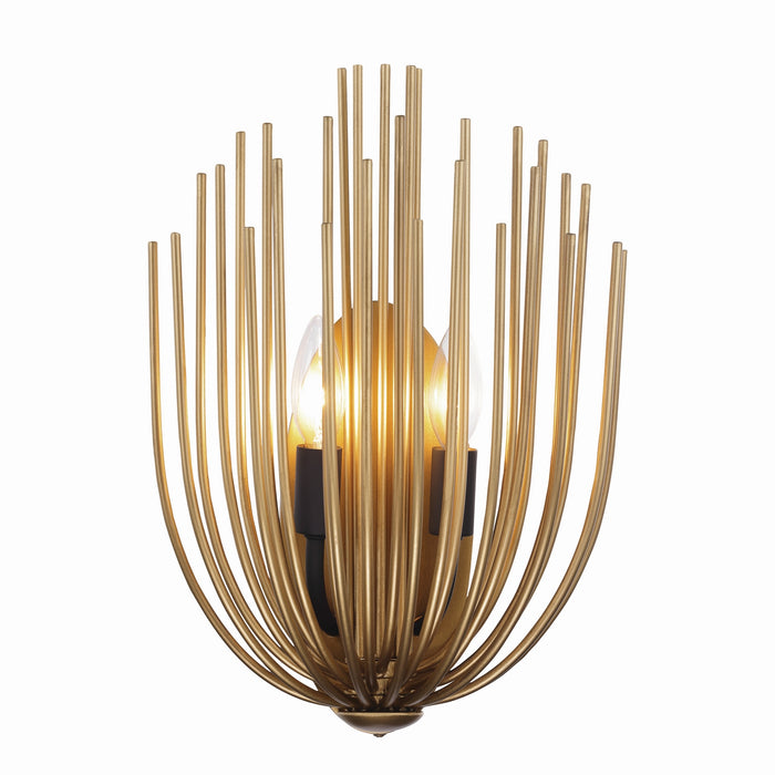 Minka-Lavery - 16202-876 - Two Light Wall Sconce - Florenza - Legacy Brass