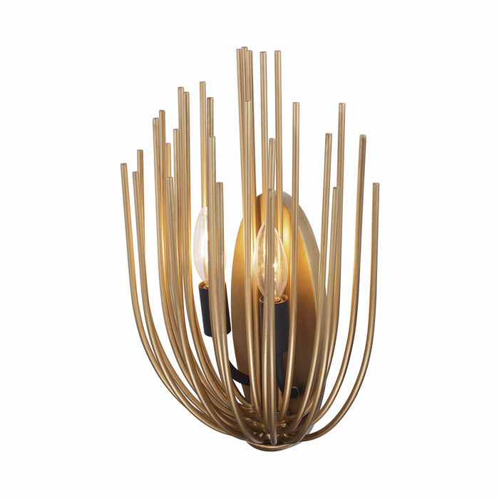 Minka-Lavery - 16202-876 - Two Light Wall Sconce - Florenza - Legacy Brass