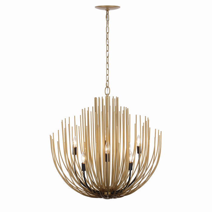 Minka-Lavery - 16209-876 - 12 Light Chandelier - Florenza - Legacy Brass