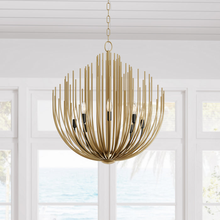 Minka-Lavery - 16209-876 - 12 Light Chandelier - Florenza - Legacy Brass