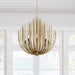 Minka-Lavery - 16209-876 - 12 Light Chandelier - Florenza - Legacy Brass