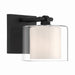 Minka-Lavery - 2061-899 - One Light Bath Sconce - Seville - Dark Matte Black