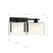 Minka-Lavery - 2062-899 - Two Light Vanity - Seville - Dark Matte Black