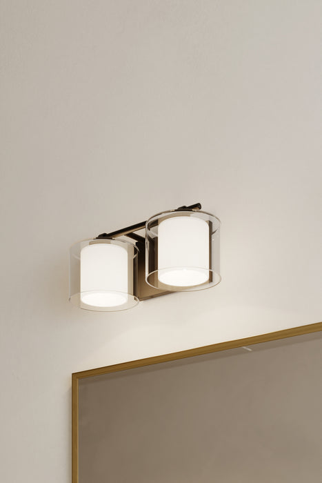Minka-Lavery - 2062-899 - Two Light Vanity - Seville - Dark Matte Black