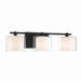 Minka-Lavery - 2063-899 - Three Light Vanity - Seville - Dark Matte Black