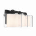 Minka-Lavery - 2063-899 - Three Light Vanity - Seville - Dark Matte Black