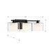 Minka-Lavery - 2063-899 - Three Light Vanity - Seville - Dark Matte Black