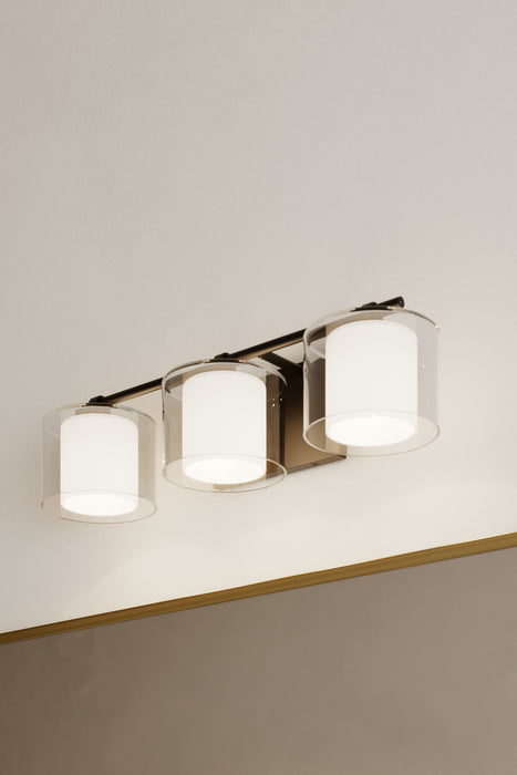 Minka-Lavery - 2063-899 - Three Light Vanity - Seville - Dark Matte Black