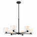 Minka-Lavery - 2065-899 - Six Light Chandelier - Seville - Dark Matte Black