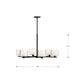 Minka-Lavery - 2065-899 - Six Light Chandelier - Seville - Dark Matte Black